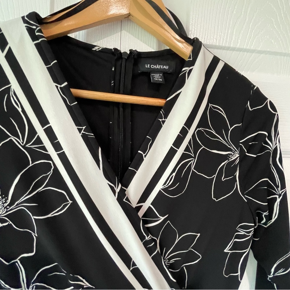 Le Château XS Elegant Lined Dress - Picture 5 of 9